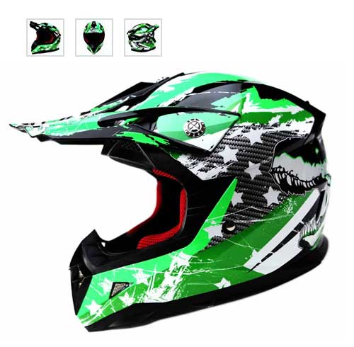 Niños Casco full face Moto Cascos para niños Moto Infantil